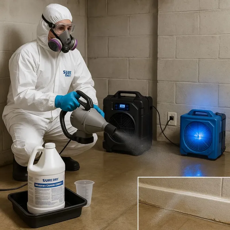 Sanitization and Odor Removal process in Orange County, TX
