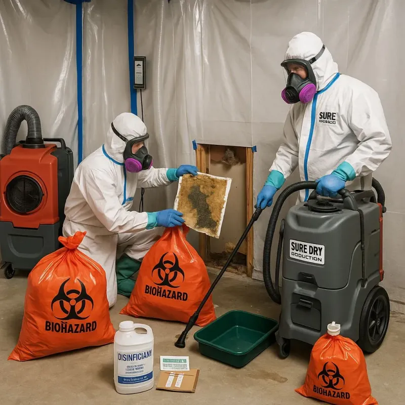 Contaminated Water Handling Protocols process in Orange County, TX