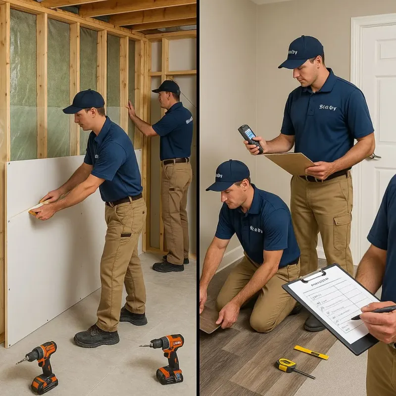 Repairs and Reconstruction process in Orange County, TX